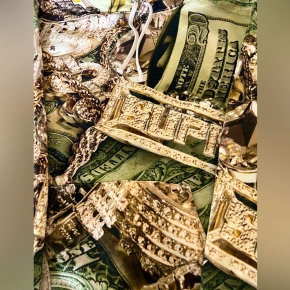 SUPREME DOLLAR BILLS RARE HOODIE SIZE MEDIUM EUC - Picture 4 of 12